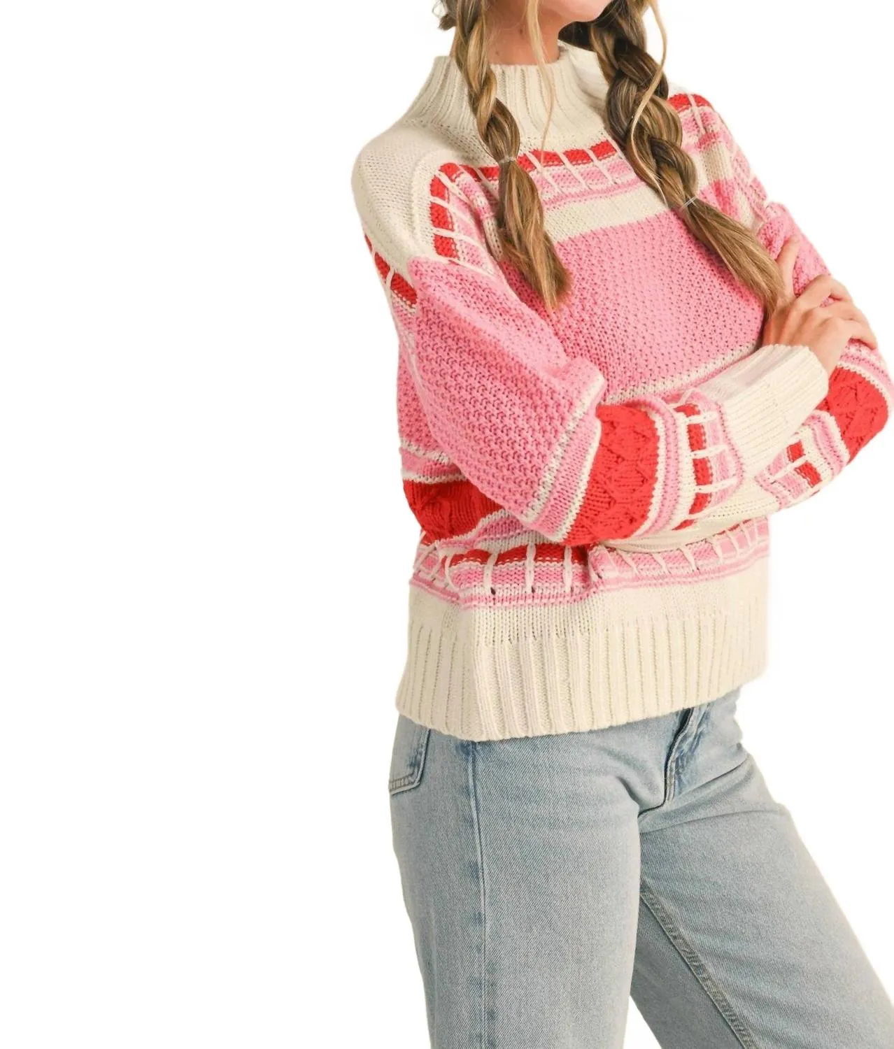 Valentine Sweater In Pink