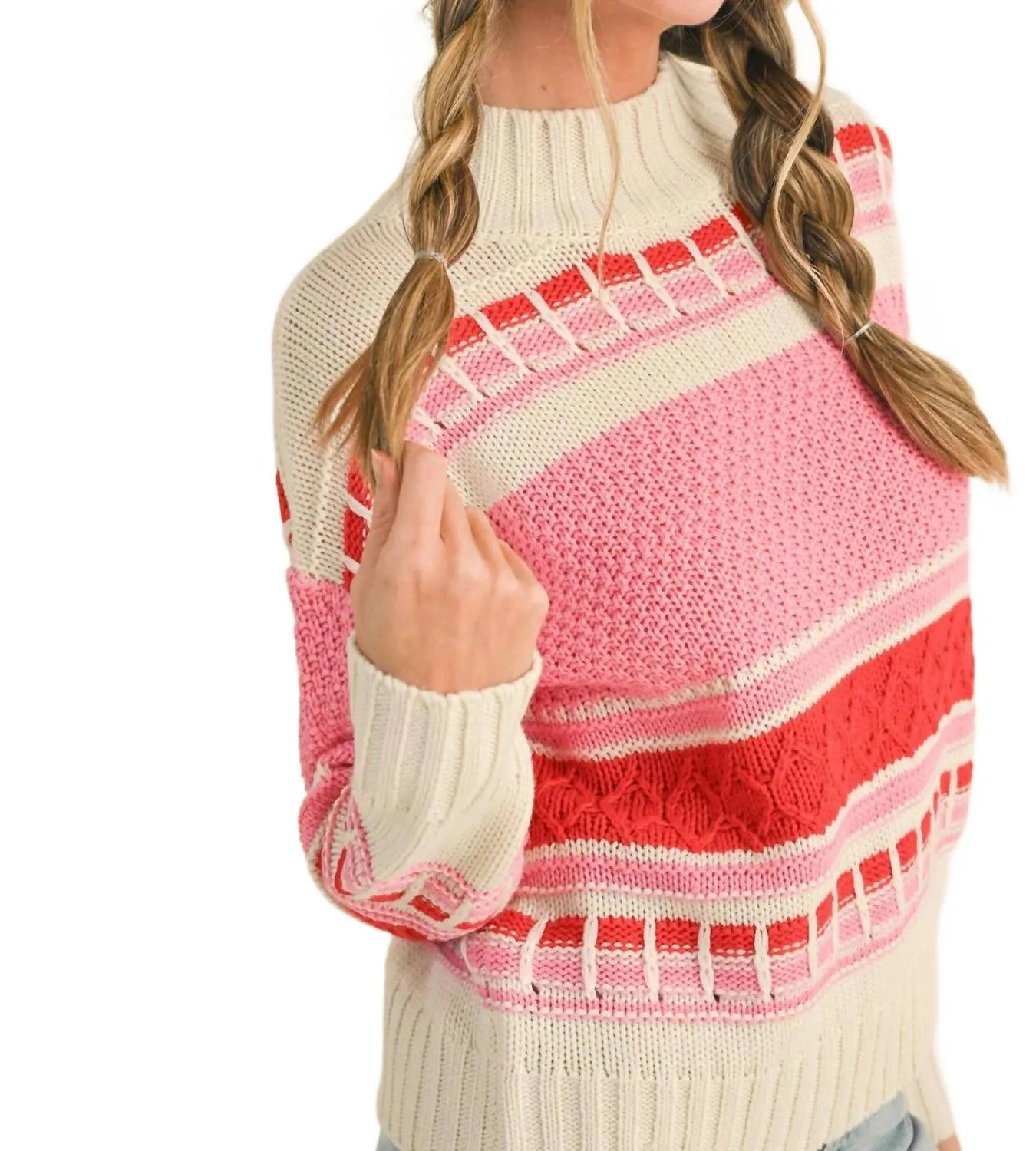 Valentine Sweater In Pink