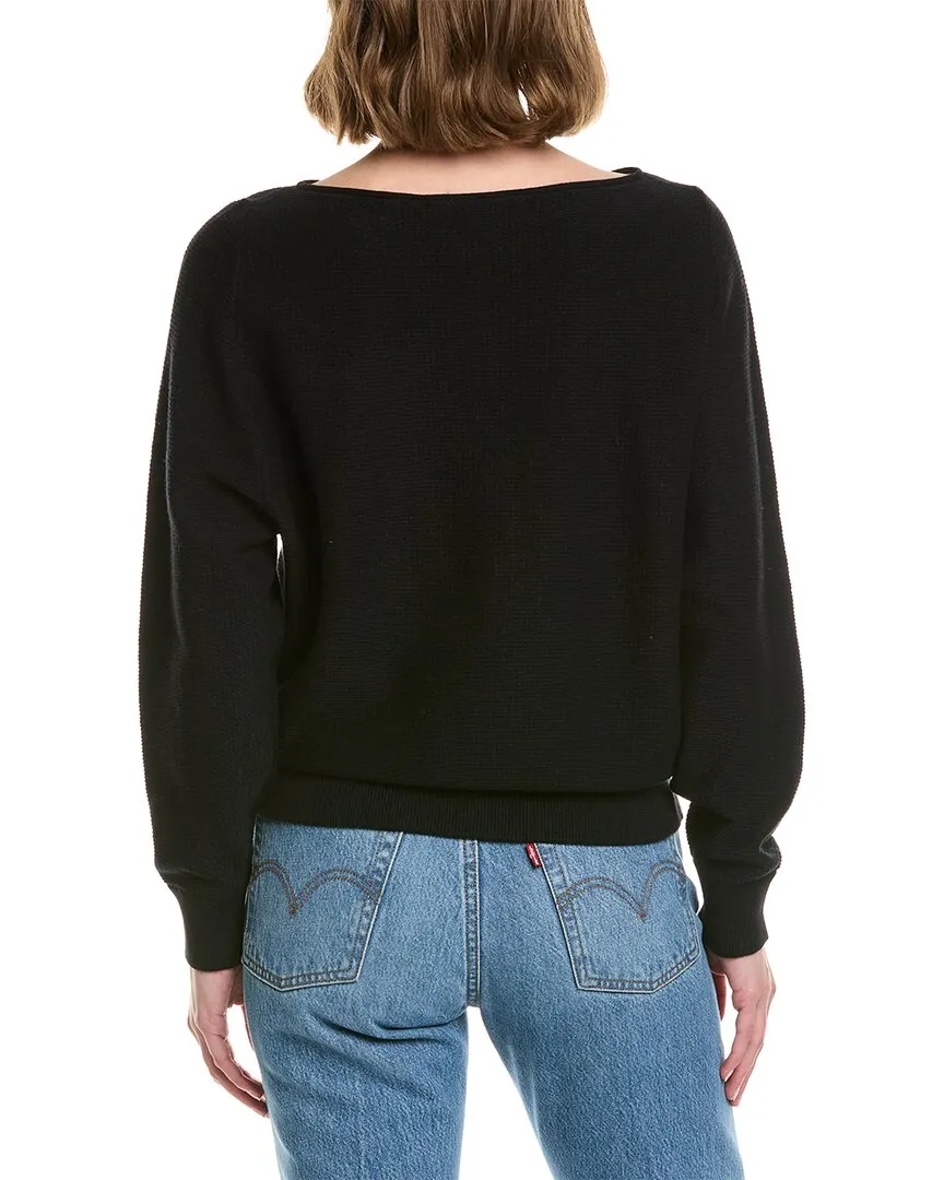 Vince Waffle Raglan Pullover