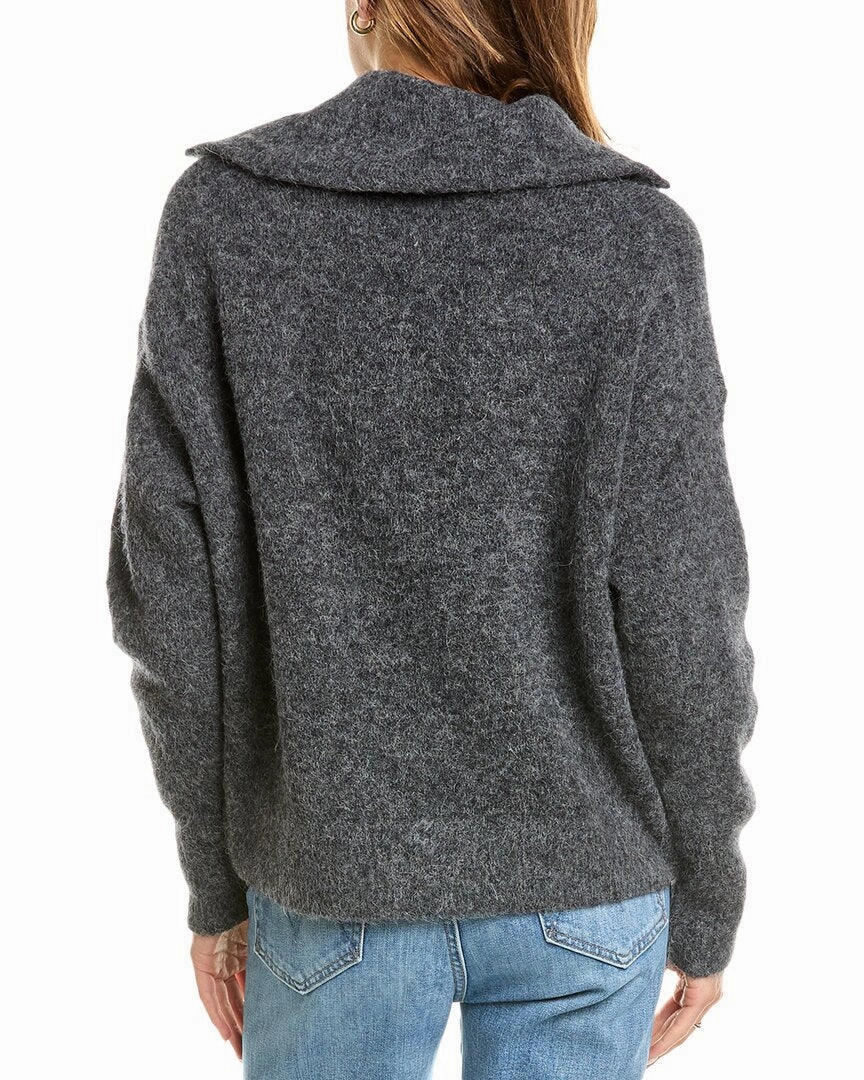 Vince 1/4-Zip Alpaca-Blend Sweater