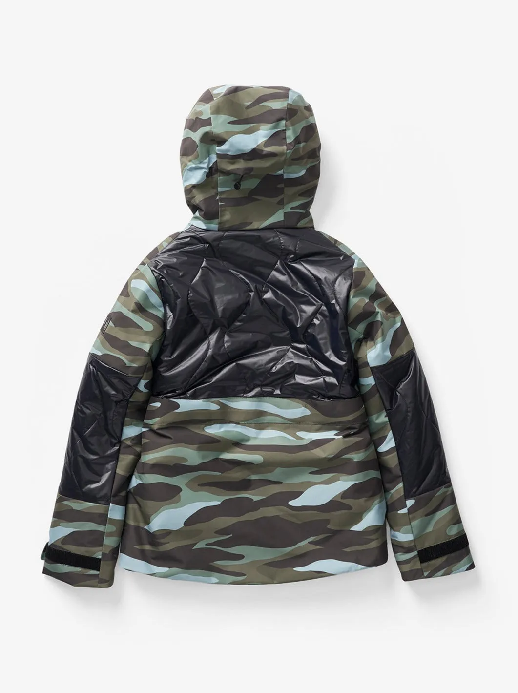 W BELTED PARKA - Zea Camo