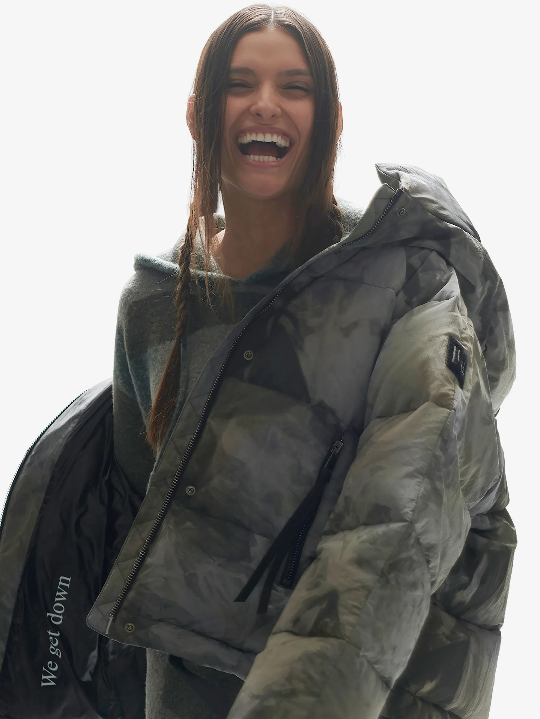 W SHORT DOWN PUFFER - Rekall Tie
