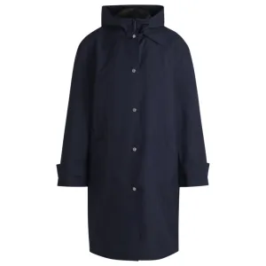 Water-repellent jacket with detachable fleece inner