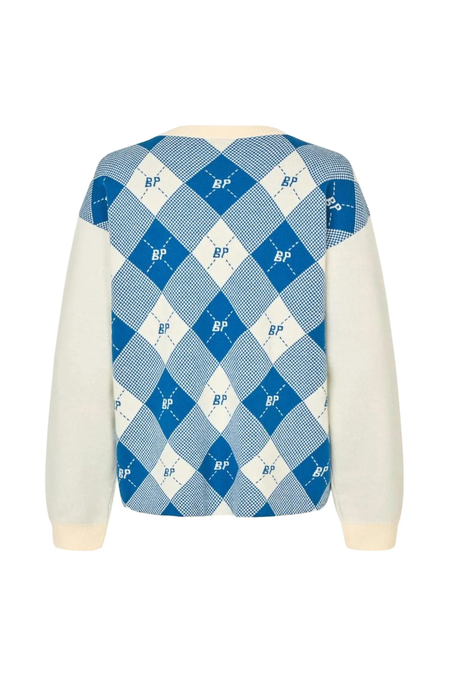 Women's Cloe Sweater In Federal Blue Check
