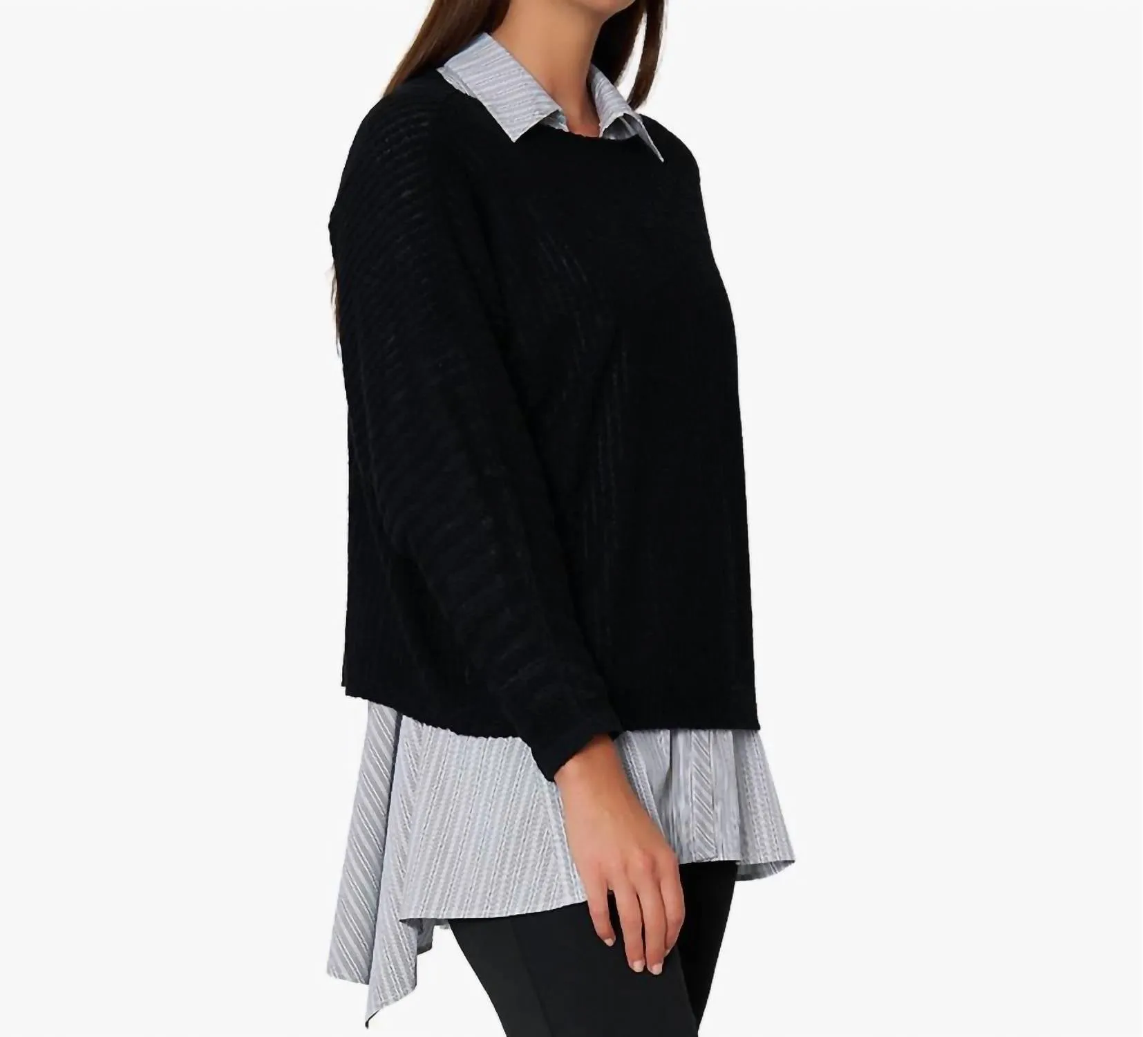 Women's Cozy Chic Pullover In Black
