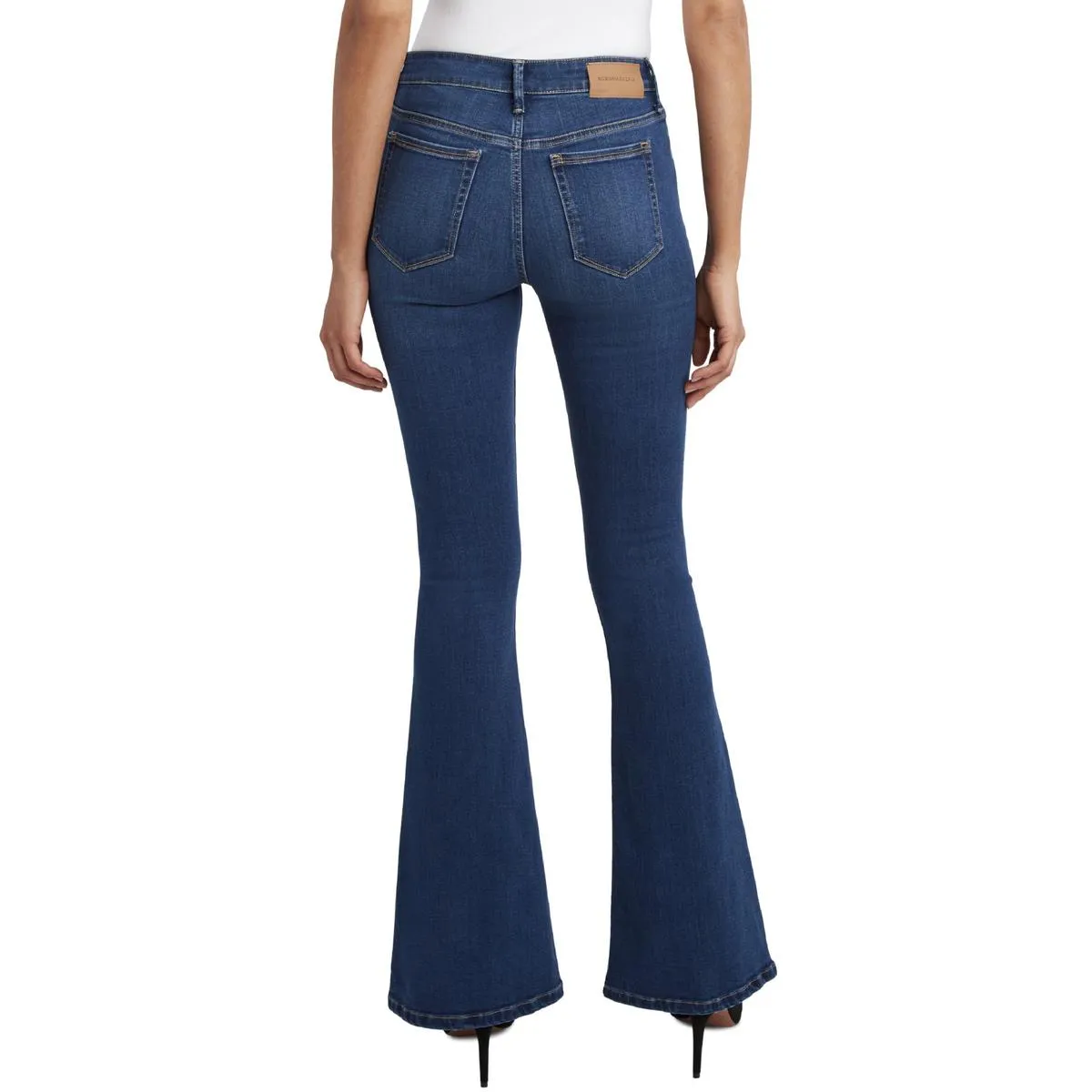 Womens Denim Stretch Flare Jeans