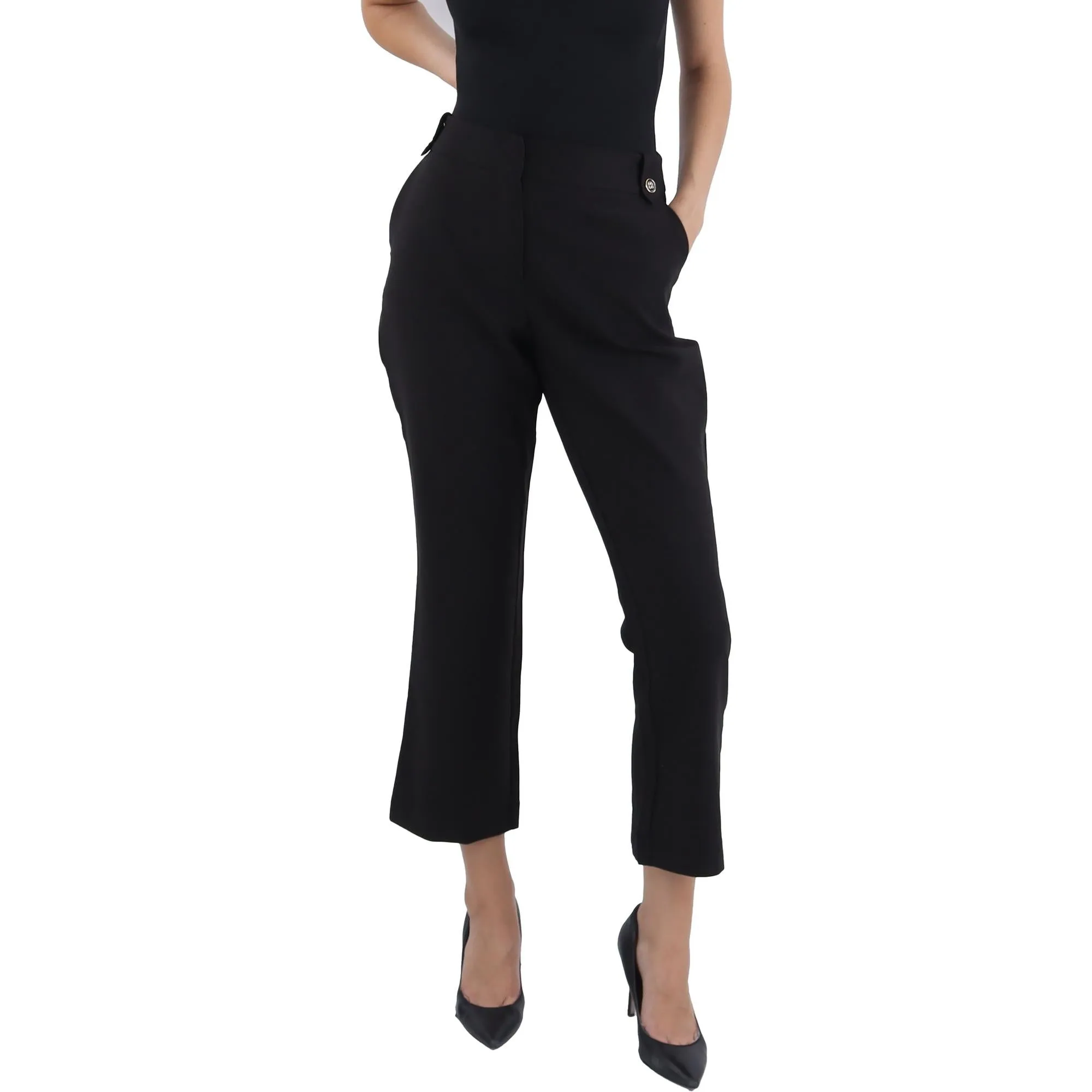 Womens Embellished Dressy Cropped Pants
