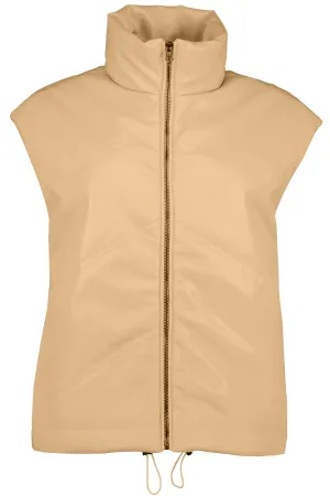 Women's Madison Quilted Vest In Latte
