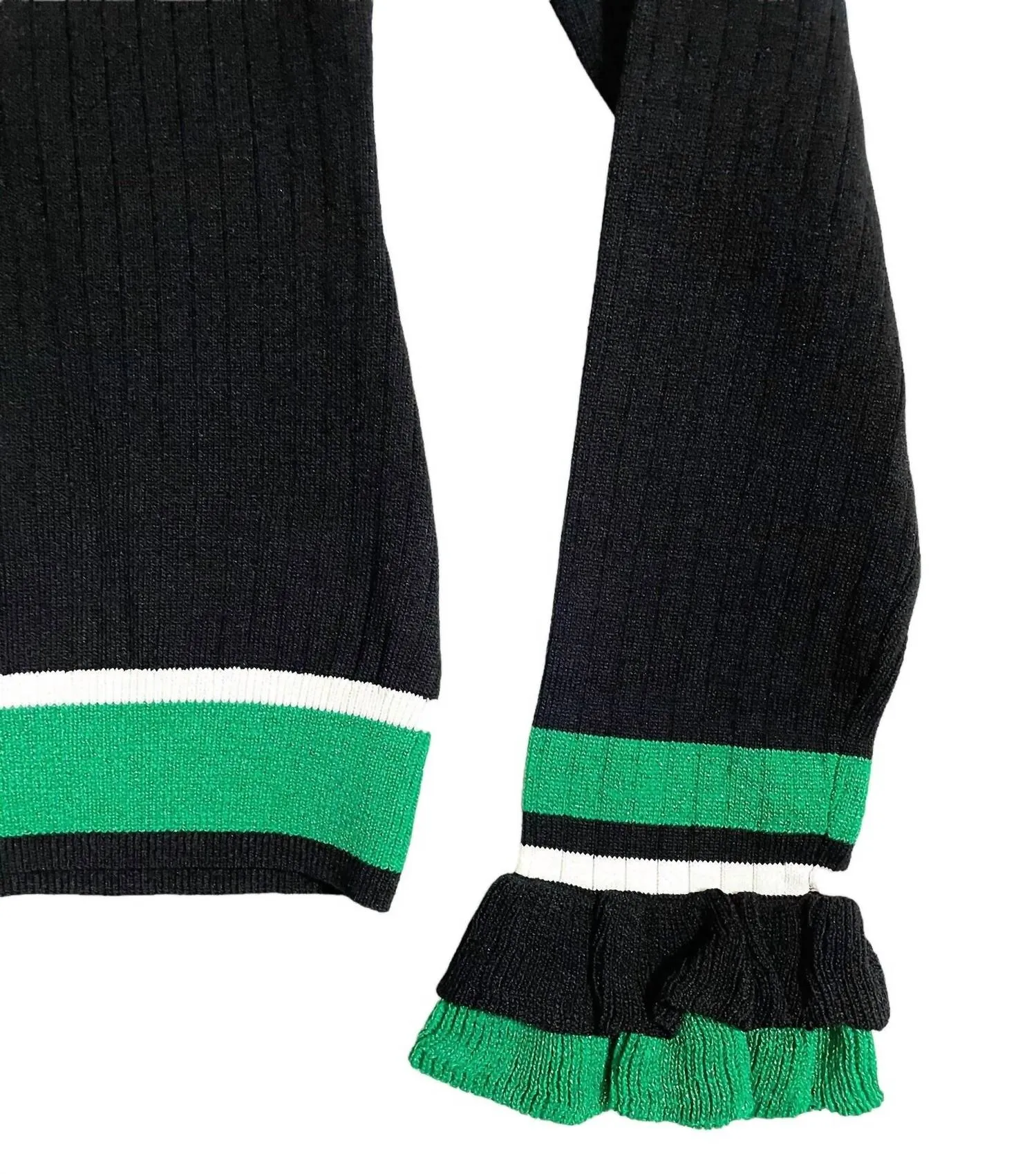 Women's Mock Neck Long Sleeve Sweater In Black