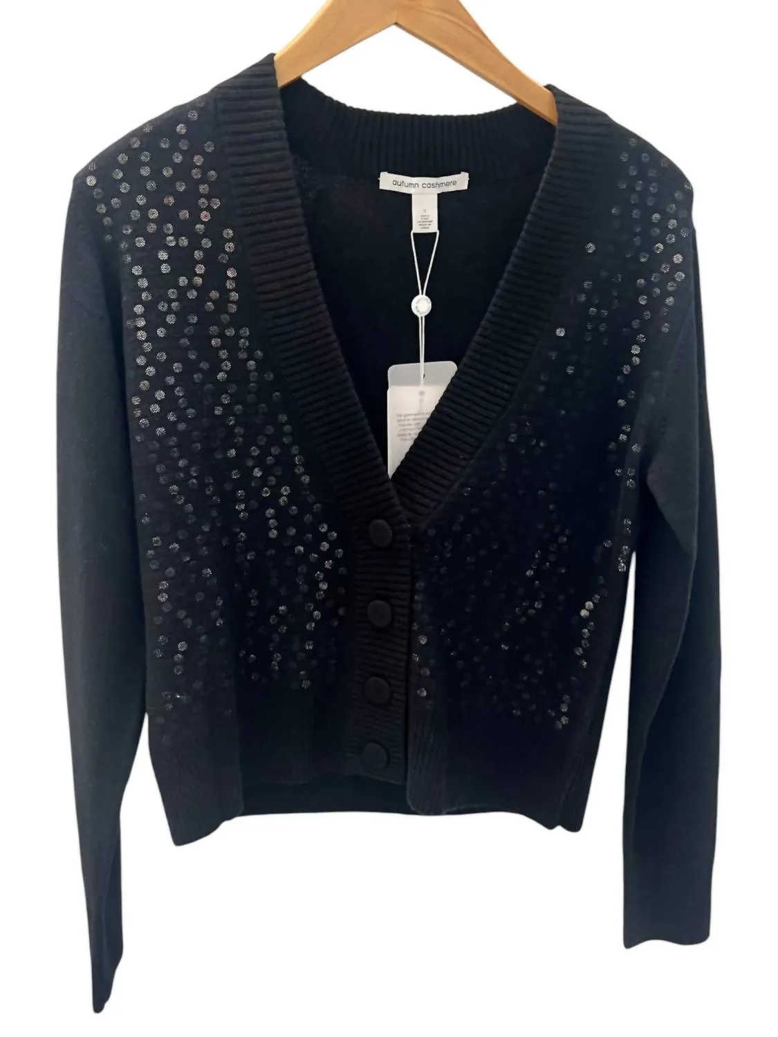 Women's Sheer Illusion Cardigan In Black