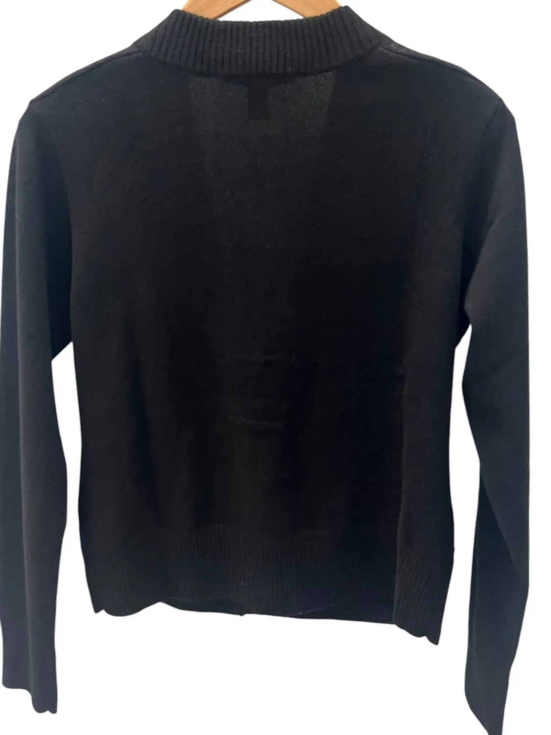 Women's Sheer Illusion Cardigan In Black