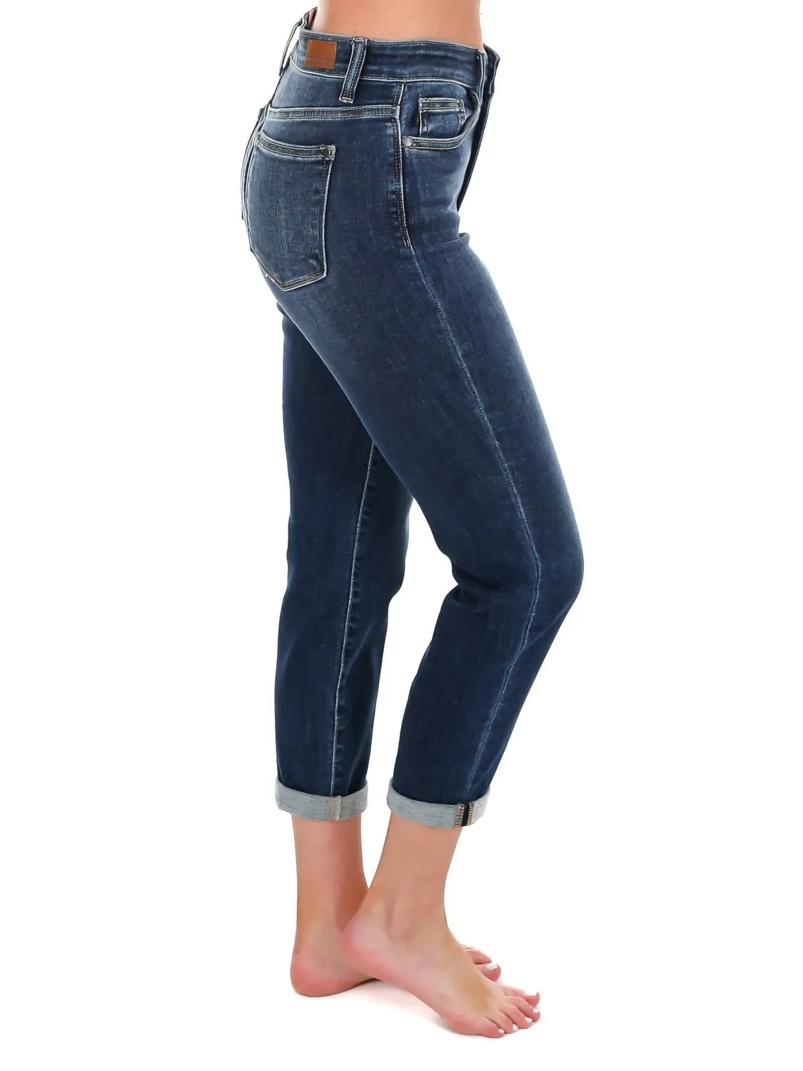 Women's Where You Are High Rise Cuffed Jeans In Dark