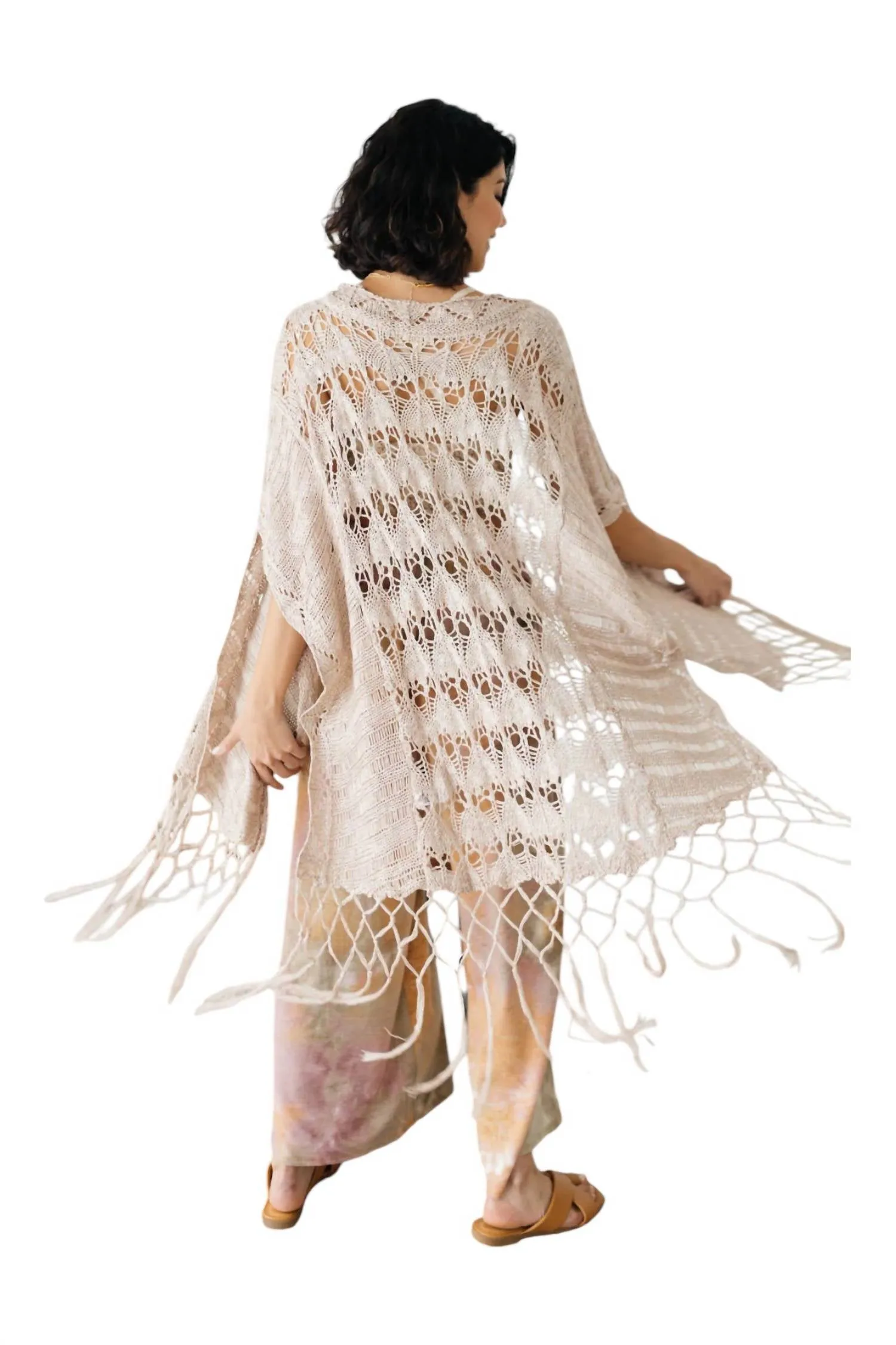 World Traveler Cardigan In Beige