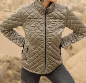Woven Coat In Taupe