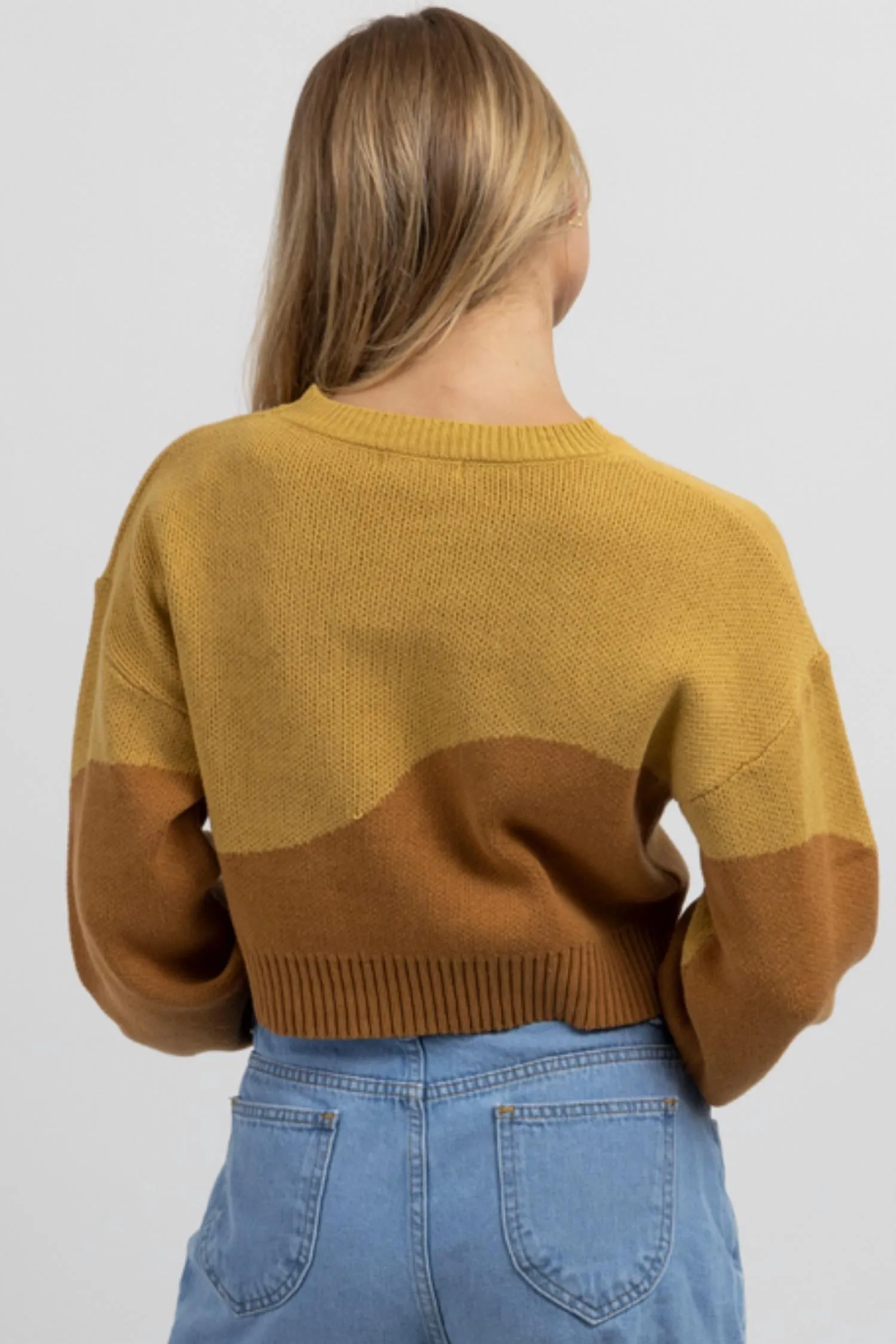 Yin Yang Sweater In Mustard