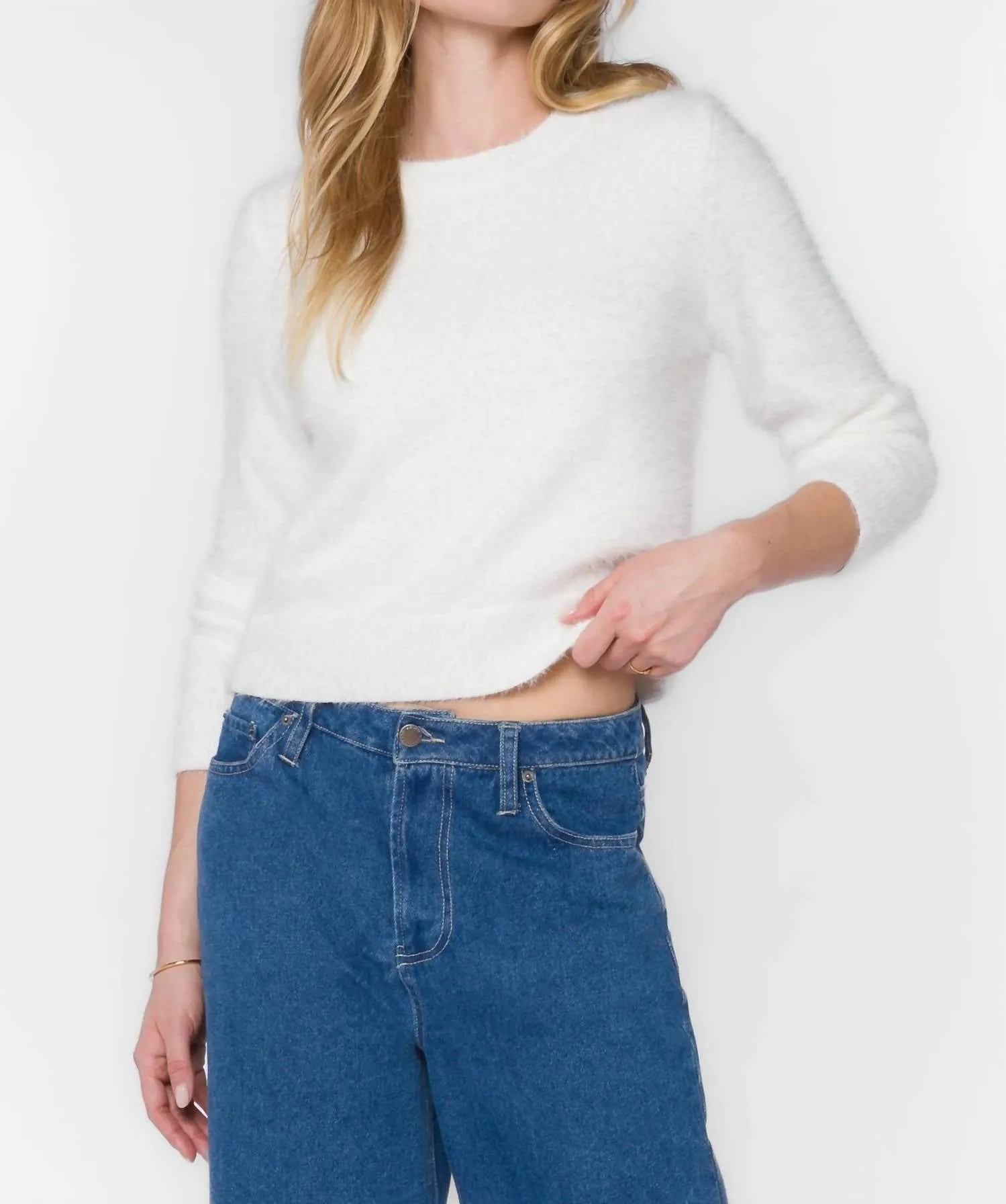 Zosia Sweater In Ecru