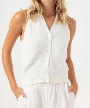 Zya Vest In White